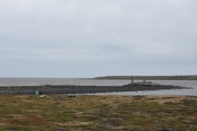 Accessible at low tide